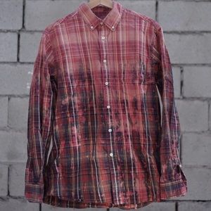 Christmas party flannel button up.